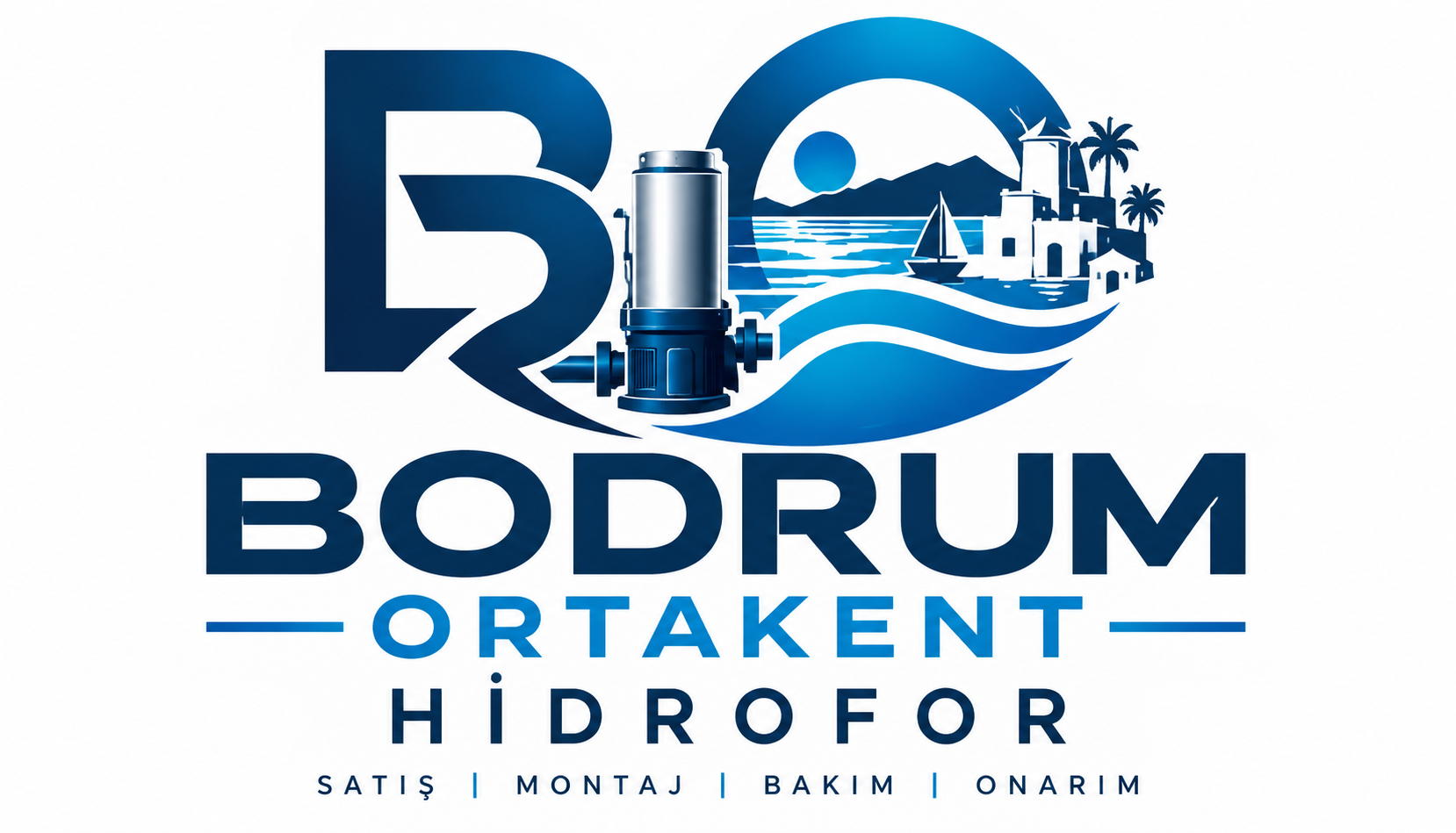 Bodrum Ortakent Hidrofor logosu